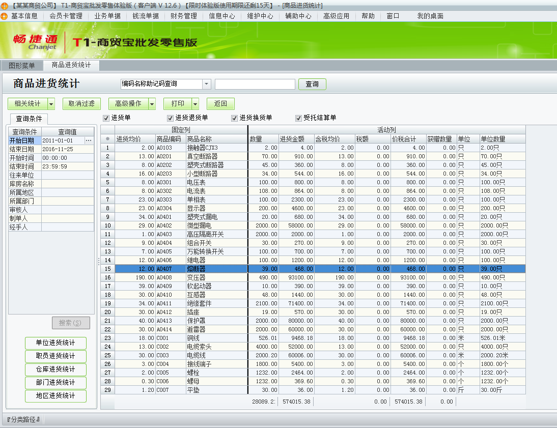 用友t1商貿(mào)寶批發(fā)零售版12.6如何查看采購統(tǒng)計(jì)？